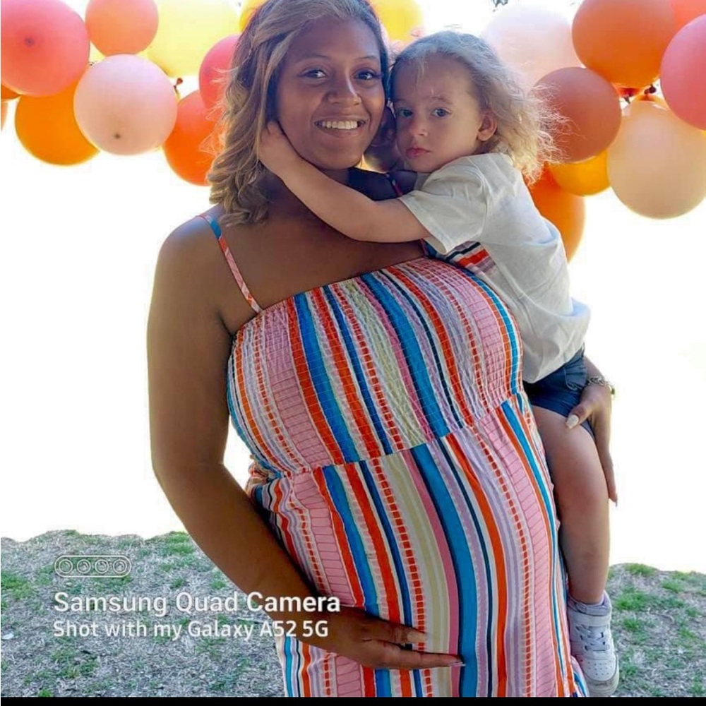 Amazon Store front Spaghetti strap rainbow dress